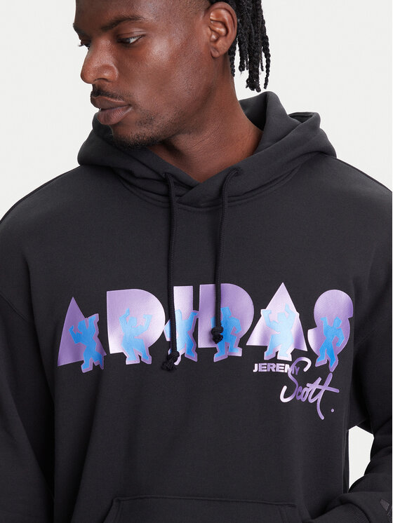 adidas adidas Bluza Jeremy Scott Pride JW1615 Czarny Oversize