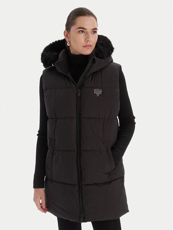 Guess Guess Geacă 179613 Negru Classic Fit
