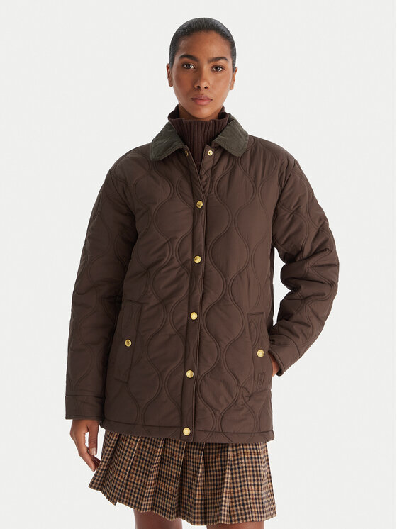 Hunter Hunter Bunda pro přechodné období Witton HARW0004252 Hnědá Regular Fit