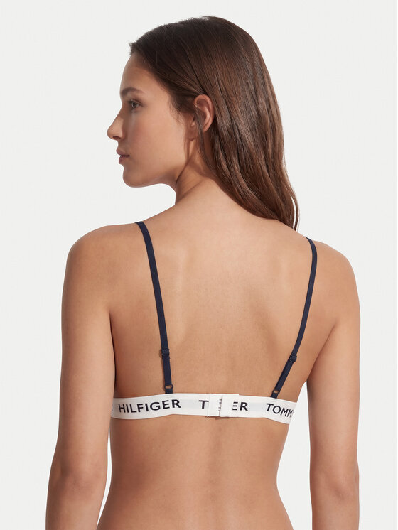 Tommy Hilfiger Tommy Hilfiger Trikotni nedrček UW0UW02243 Mornarsko modra