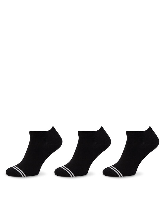 Set de 3 perechi de șosete medii pentru bărbați Pepe Jeans PMU30044 Negru