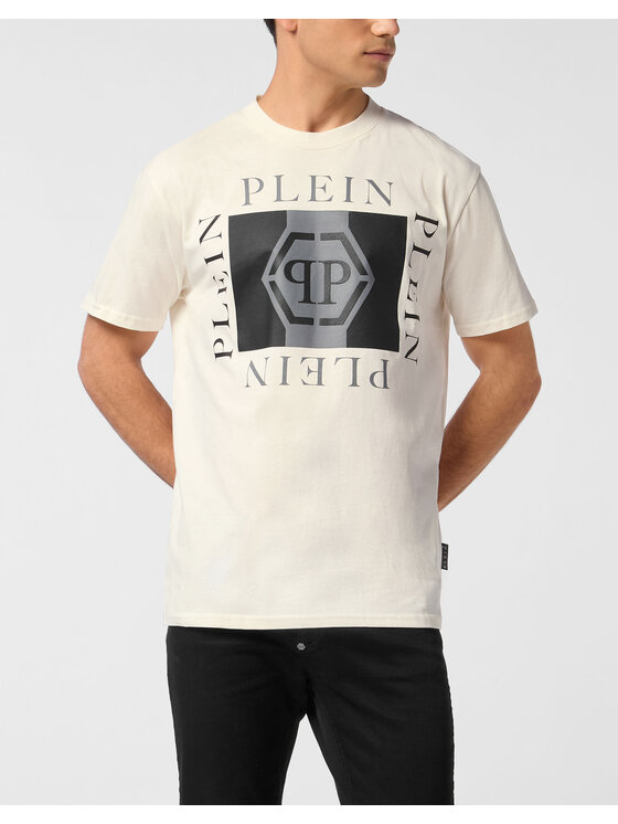PHILIPP PLEIN PHILIPP PLEIN T-Shirt 27095 Biały Regular Fit