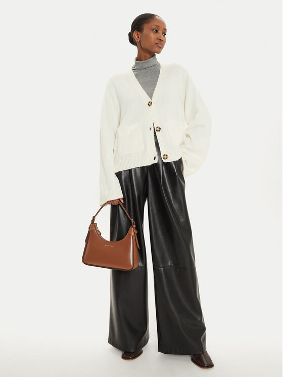 Gina Tricot Gina Tricot Kardigan 23731 Écru Relaxed Fit