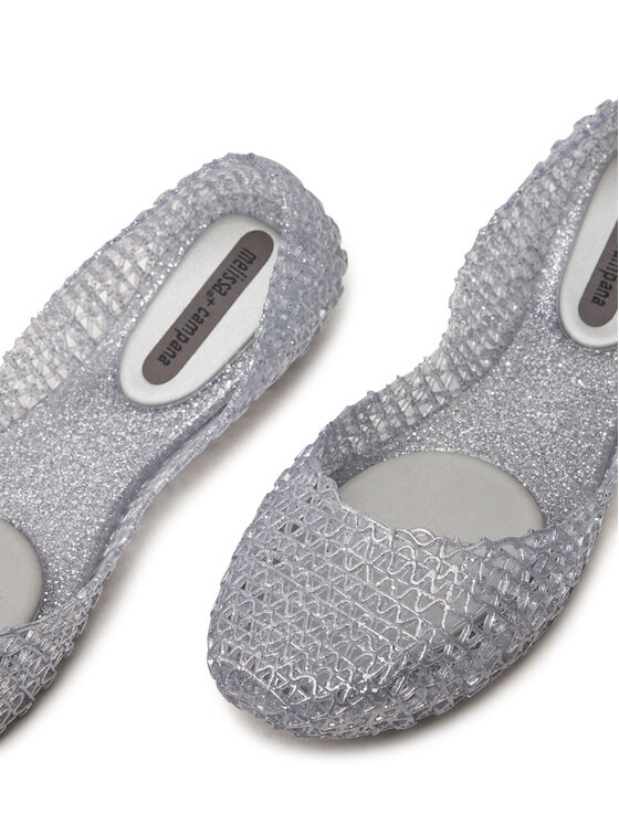 Melissa Melissa Балетки Melissa Campana Papel Ad 33693 Срібний