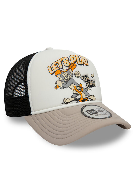New Era New Era Шапка с козирка Tom & Jerry 9Forty 60595268 Бял