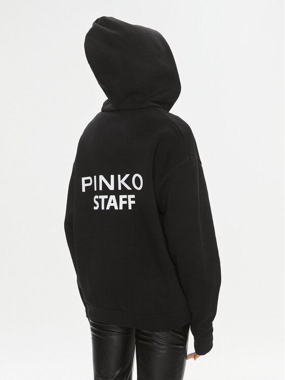 Pinko Pinko Bluza 102471 A1DJ Czarny Loose Fit
