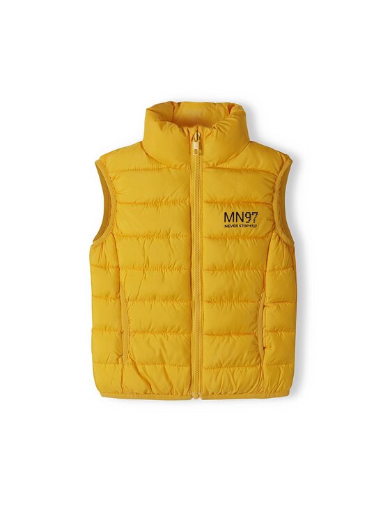 MINOTI MINOTI Kamizelka 13coat 13 Żółty Regular Fit