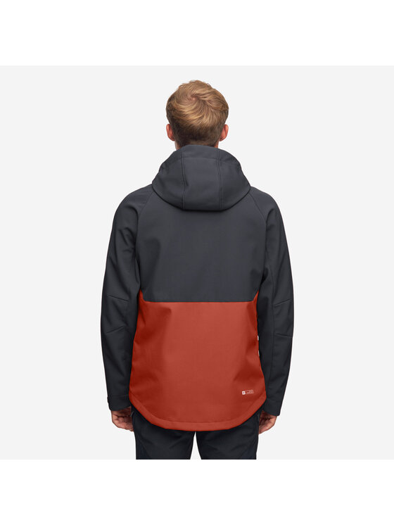 Alpinus Alpinus Kurtka softshell Pelat Pomarańczowy Regular Fit