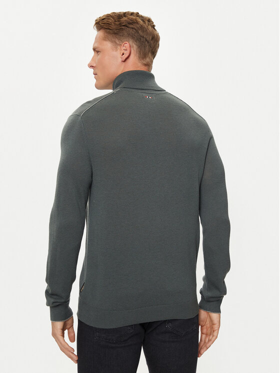 Napapijri Napapijri Rollkragenpullover Damavand NP0A4GJT Grün Regular Fit