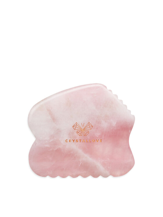 Crystallove Crystallove Kwarc różowy Kamień Gua Sha