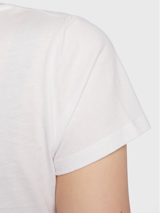 Liu Jo Liu Jo T-krekls WA3288 J5923 Balts Regular Fit