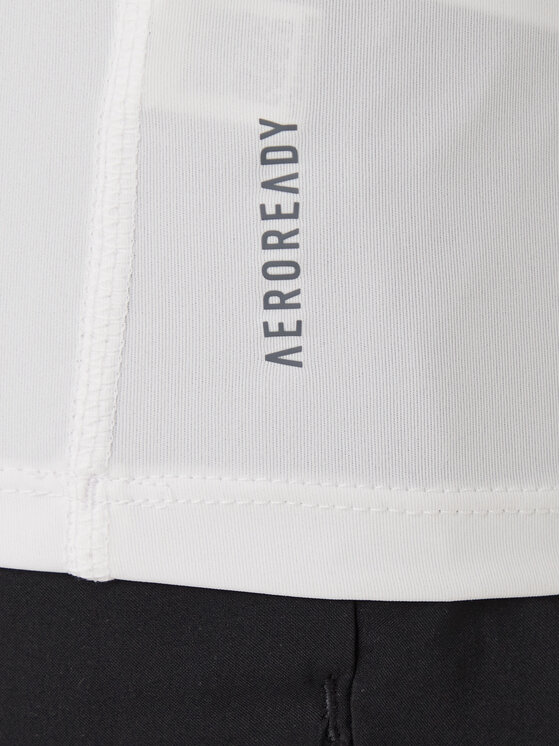 adidas adidas Tehniline särk Adizero Essentials IN1157 Valge Slim Fit