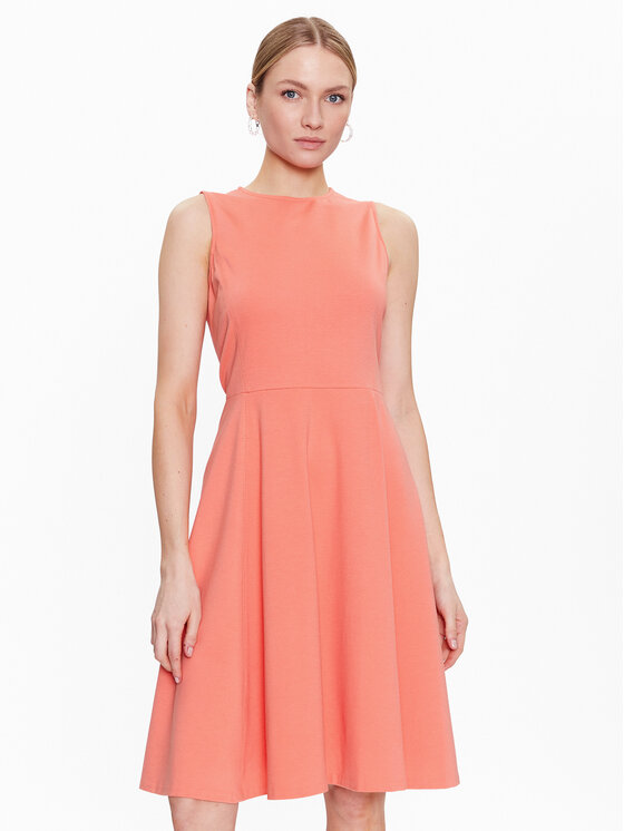 Lauren Ralph Lauren Vsakodnevna obleka 250851951006 Oranžna Regular Fit