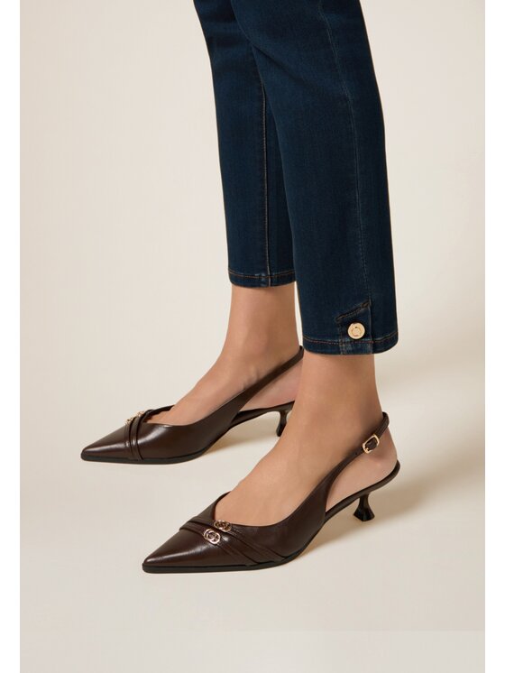 Oltre Oltre Jeans P578R008579N034 Blu Slim Fit