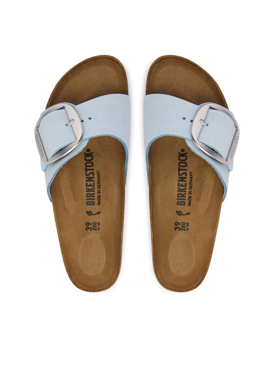 Birkenstock Birkenstock Ciabatte Madrid Big Buckle 1031798 Celeste