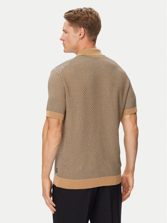 BOSS BOSS Marškiniai H-Lomare 50570555 Ruda Regular Fit