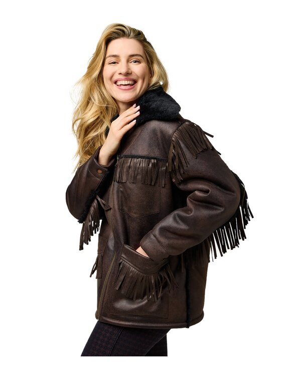 Wrangler Wrangler Kurtka przejściowa 112371696 Brązowy Regular Fit