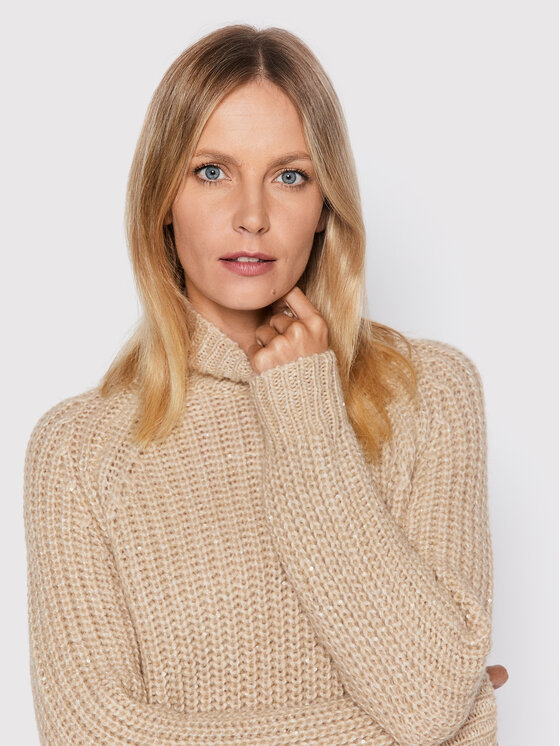 Peserico Peserico Πουλόβερ S99741F03 Μπεζ Regular Fit