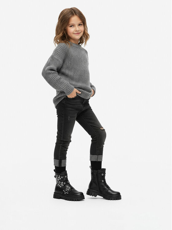 DeeZee DeeZee Členková obuv CEO-CS5959-06 Čierna