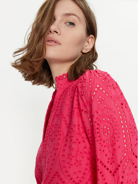 YAS YAS Sukienka letnia Holi 26027162 Różowy Regular Fit
