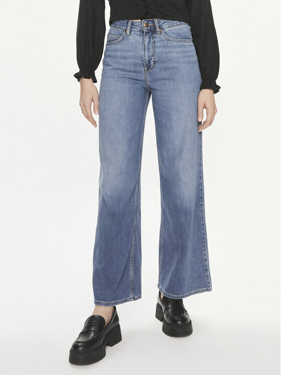 Lee Jeans Stella 112348957 Blu Wide Leg Modivo