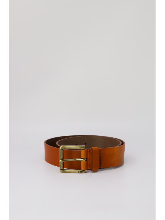 Pasek Męski BOSS, Beżowy, Joris/Sz40