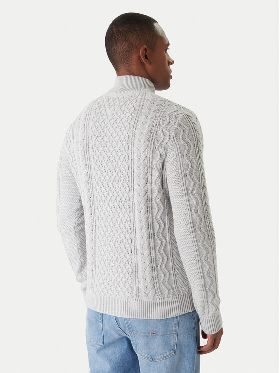Tommy Jeans Tommy Jeans Sveter DM0DM22103 Écru Regular Fit