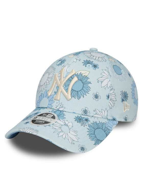 Șapcă New Era Wmns Floral Aop 940 Nyy 60435004 Albastru