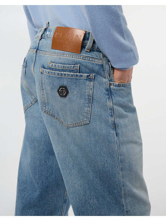 PHILIPP PLEIN PHILIPP PLEIN Jeans 25915 Blu Loose Fit
