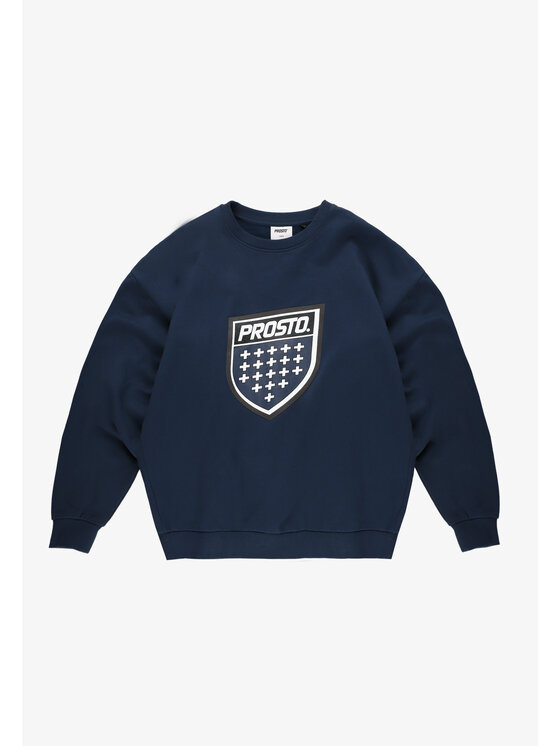 PROSTO. PROSTO. Bluza Shield Big Granatowy Oversize