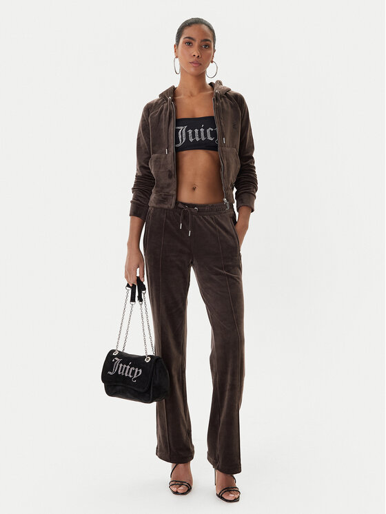 Juicy Couture Juicy Couture Spodnie dresowe Tina JCWBJ225307 Brązowy Regular Fit