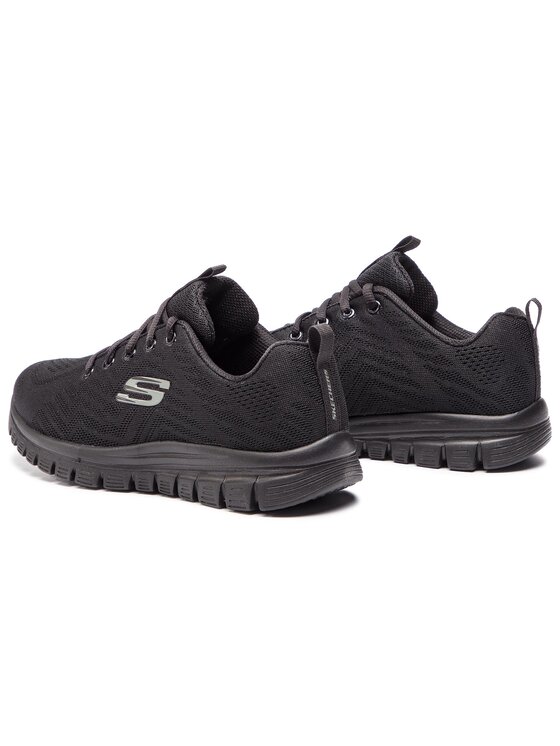 Skechers Skechers Sneakersy Get Connected 12615/BBK Czarny