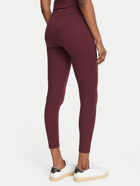 Guess Guess Leggings V6BB25 K6732 Tamnocrvena Slim Fit