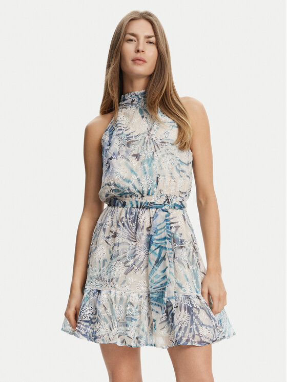 Guess Guess Rochie de vară W5GK15 W0WA2 Albastru Regular Fit