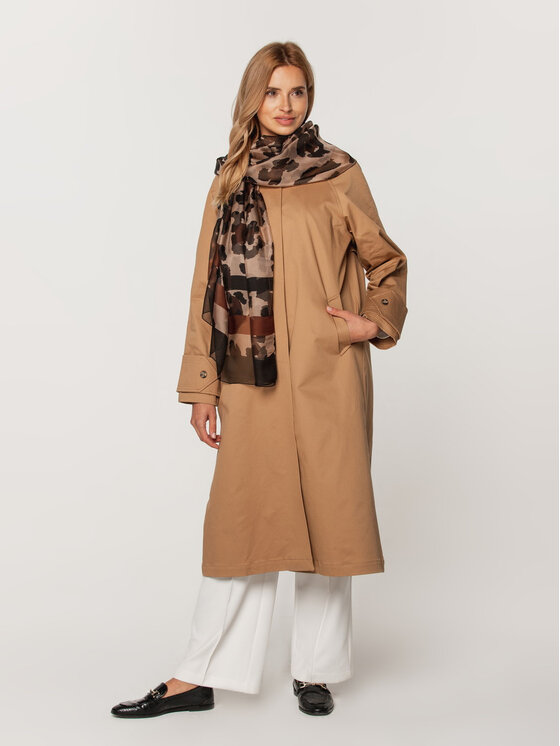 Willsoor Willsoor Trencz 66619 66620 Brązowy Regular Fit