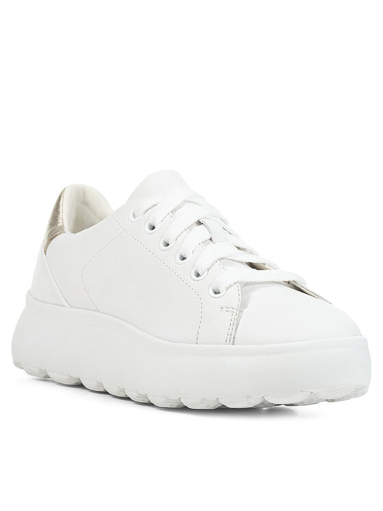 Geox Geox Sneakersy D Spherica Ec4.1 D35TCB 085Y2 C0232 Biały