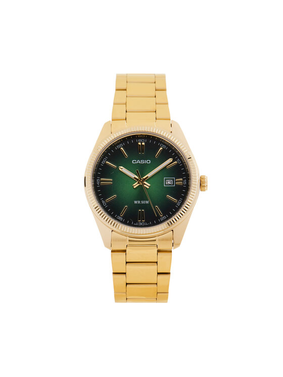 Casio Hodinky MTP-1302PGC-3AVEF Zelená