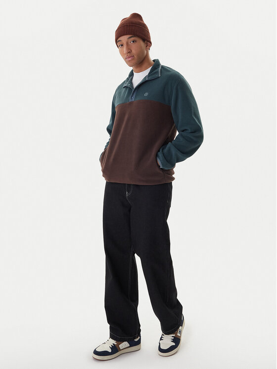 Element Element Felpa di pile ELYJK00222 Marrone Regular Fit