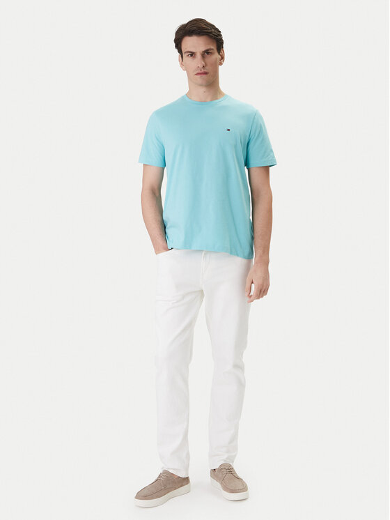 Tommy Hilfiger Tommy Hilfiger T-Shirt Ess Seasonal MW0MW39995 Τυρκουάζ Regular Fit