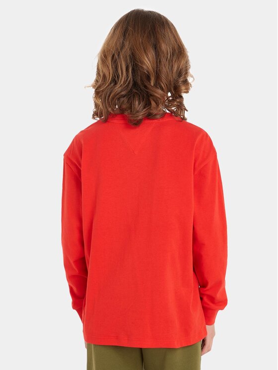 Tommy Hilfiger Tommy Hilfiger Bluse Essential KB0KB08576 S Orange Regular Fit