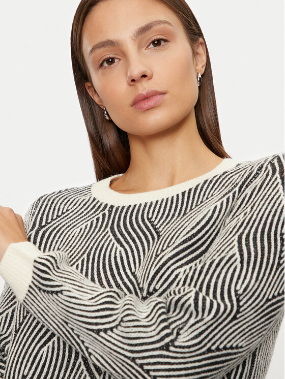 Vila Vila Sweter Doreen 14099775 Beżowy Regular Fit