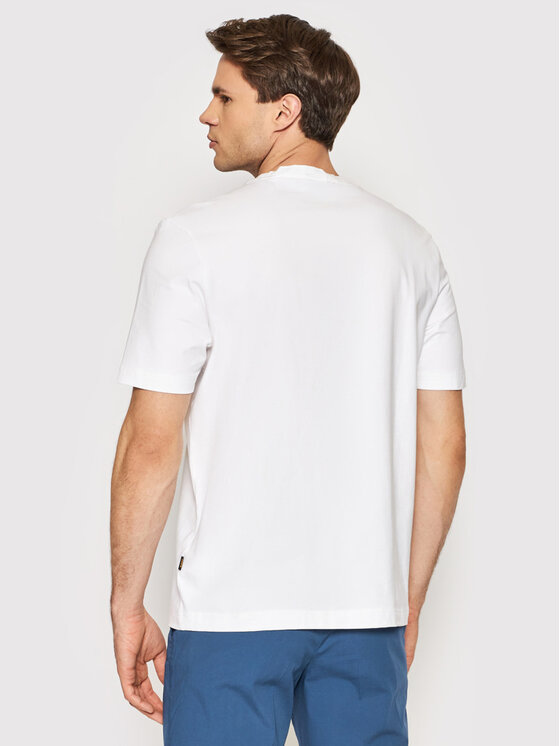 BOSS Boss Tričko Thompson 02 50468972 Biela Regular Fit