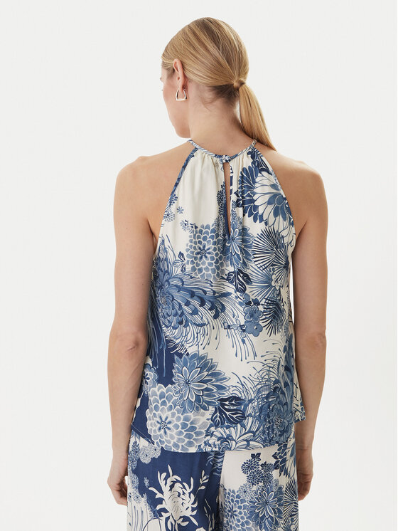 Guess Guess Top W6GHA2 W2463 Albastru Regular Fit