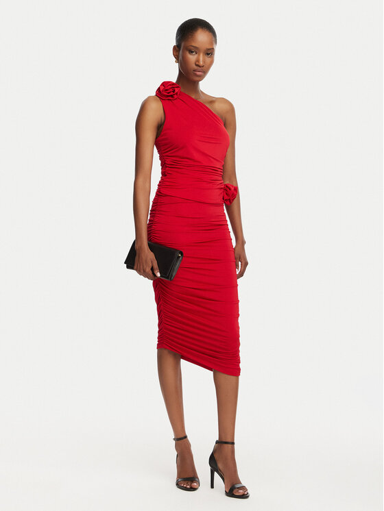 ACCESS FASHION ACCESS FASHION Fustă tip creion 63-6001-326 Roșu Slim Fit