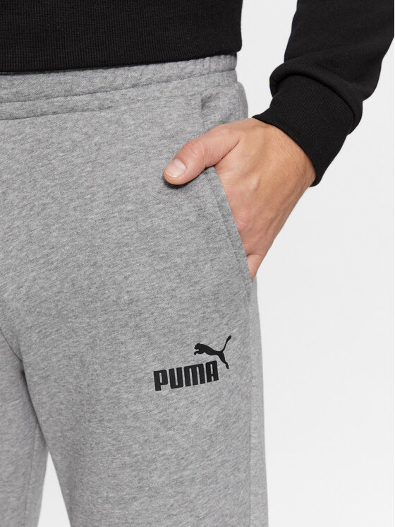 Puma Puma Sportinės kelnės Ess Logo 586714 Pilka Regular Fit