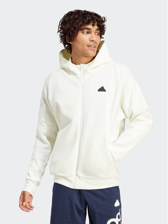 adidas adidas Majica dugih rukava Z.N.E. Premium IR5208 Bijela Loose Fit