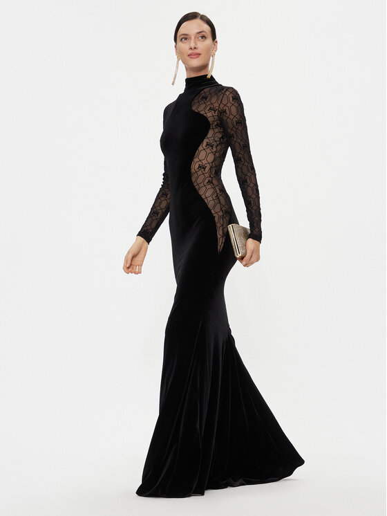 Elisabetta Franchi Elisabetta Franchi Вечірня сукня AB-472-37E2-V590 Чорний Slim Fit