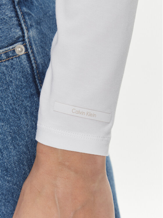 Calvin Klein Calvin Klein Rollkragenpullover K20K206067 Weiß Slim Fit