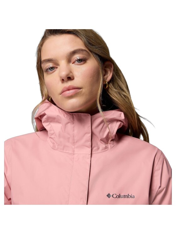 Columbia Columbia Kurtka przeciwdeszczowa Arcadia II Jacket Różowy Regular Fit