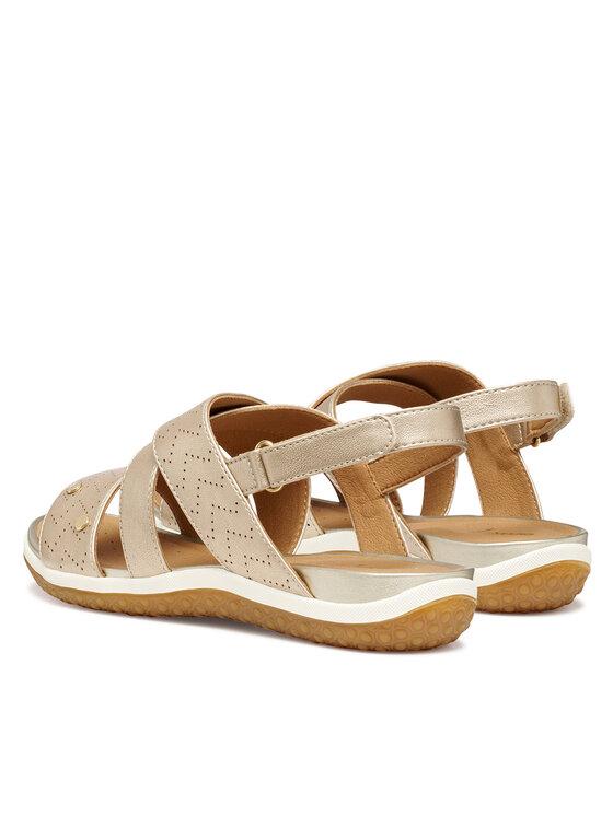 Geox Geox Sandály Sandal Vega D65R6B 000NF C2012 Zlatá